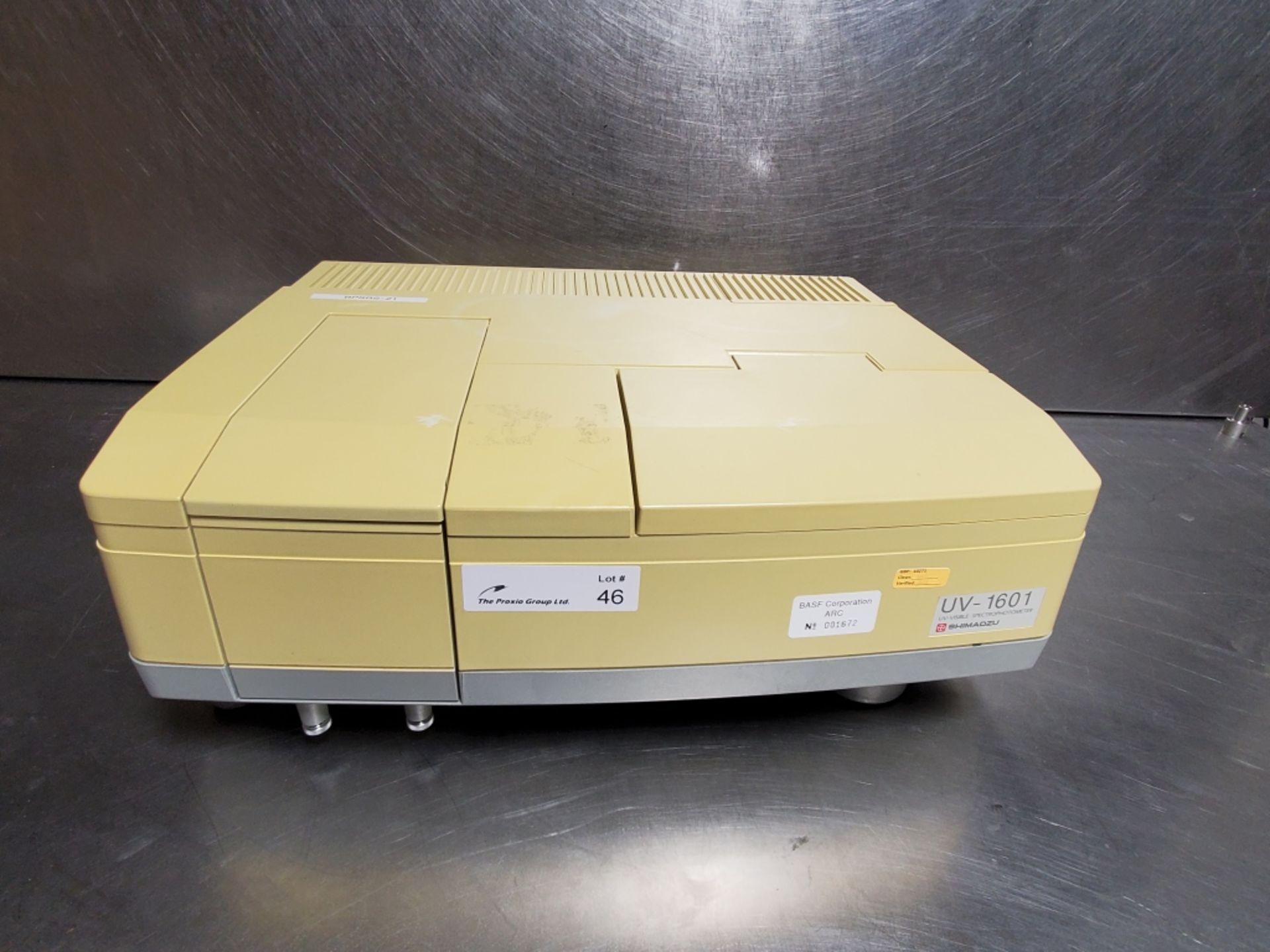 Shimadzu Mdl UV-1601 UV-Visible Spectrophotometer - Image 4 of 5