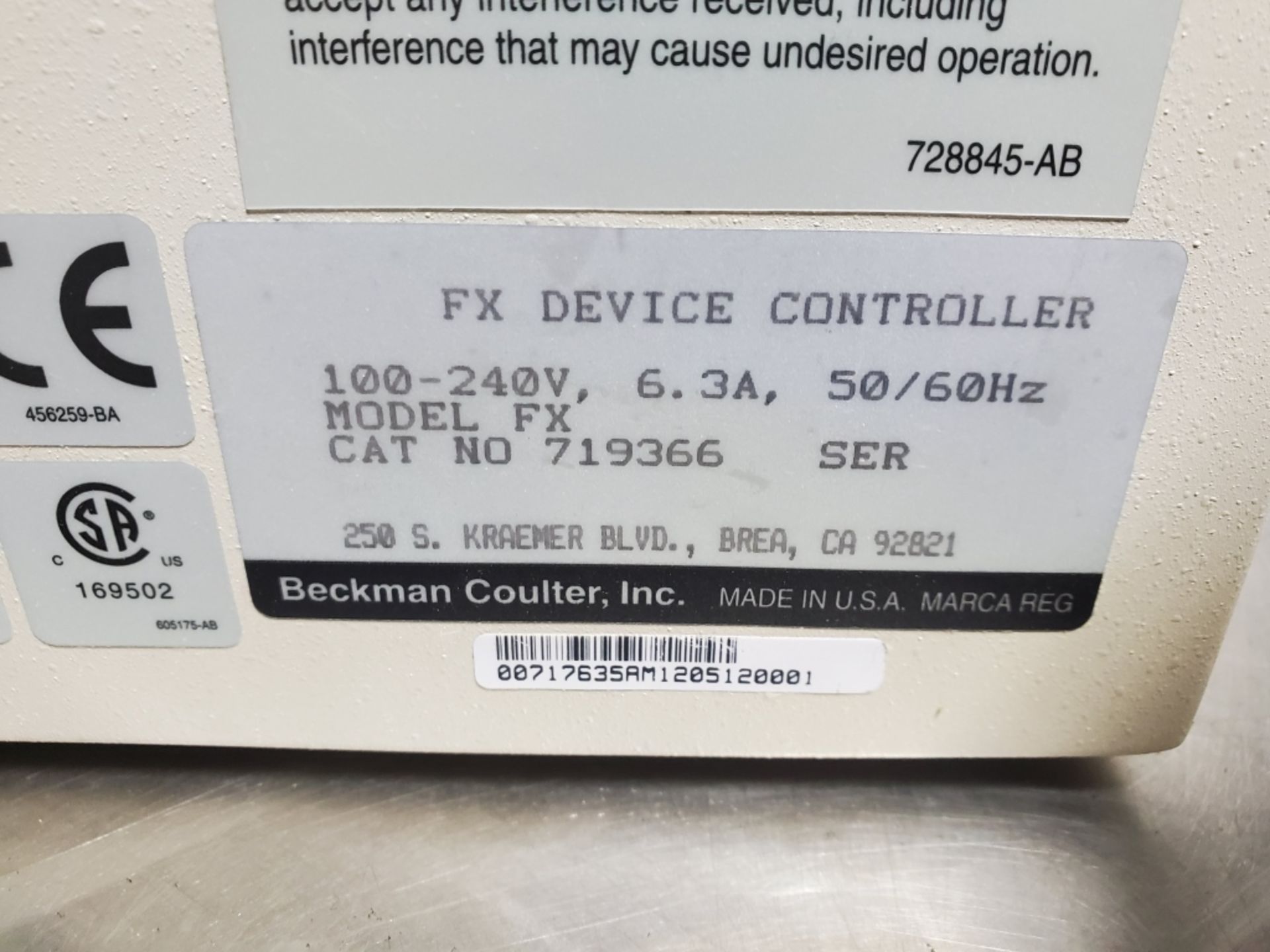 Beckman Coulter Biomex FX Series Device Controller - Image 4 of 4