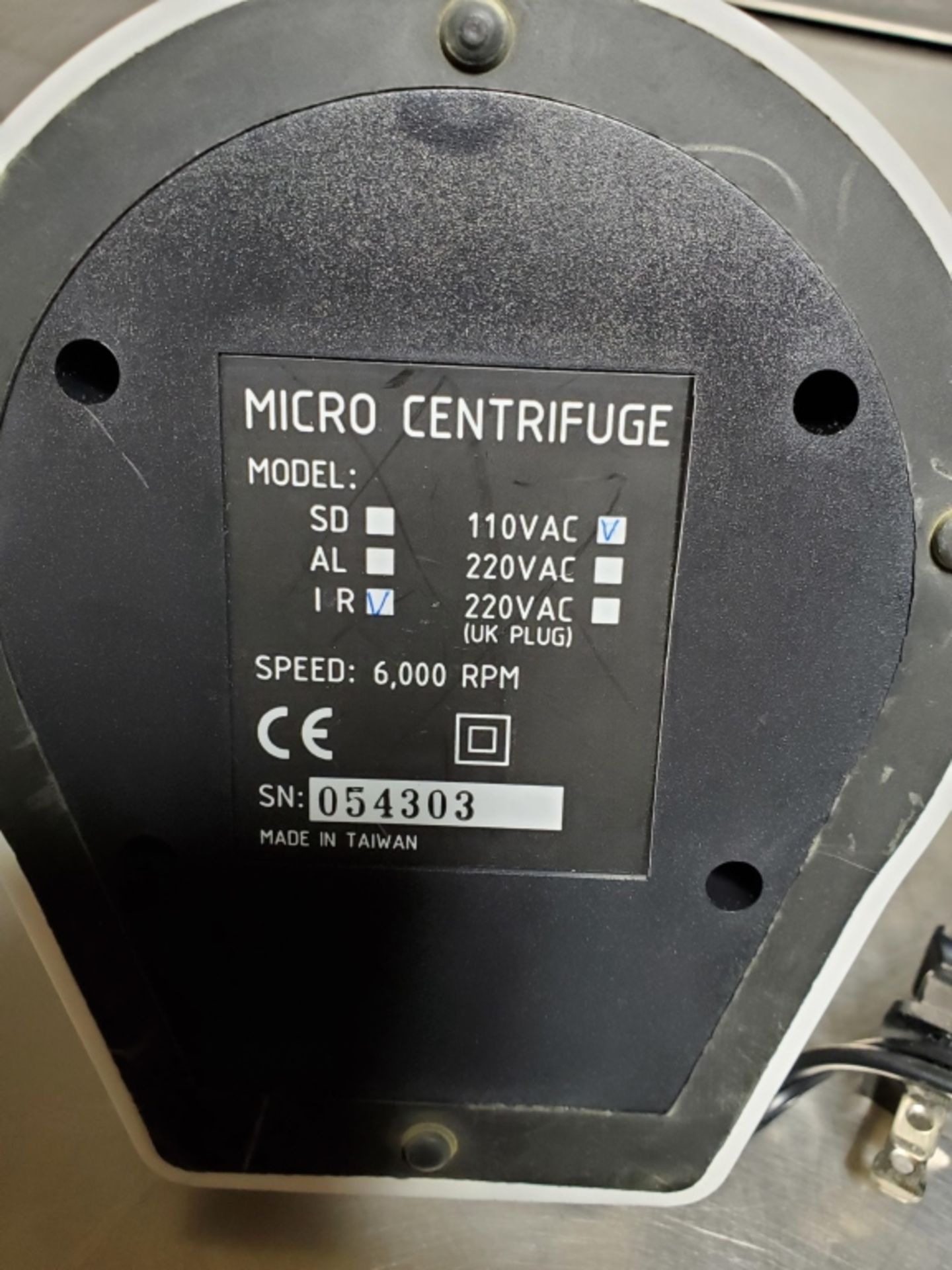 (3) Mini Bench Top Centrifuges - Image 11 of 12