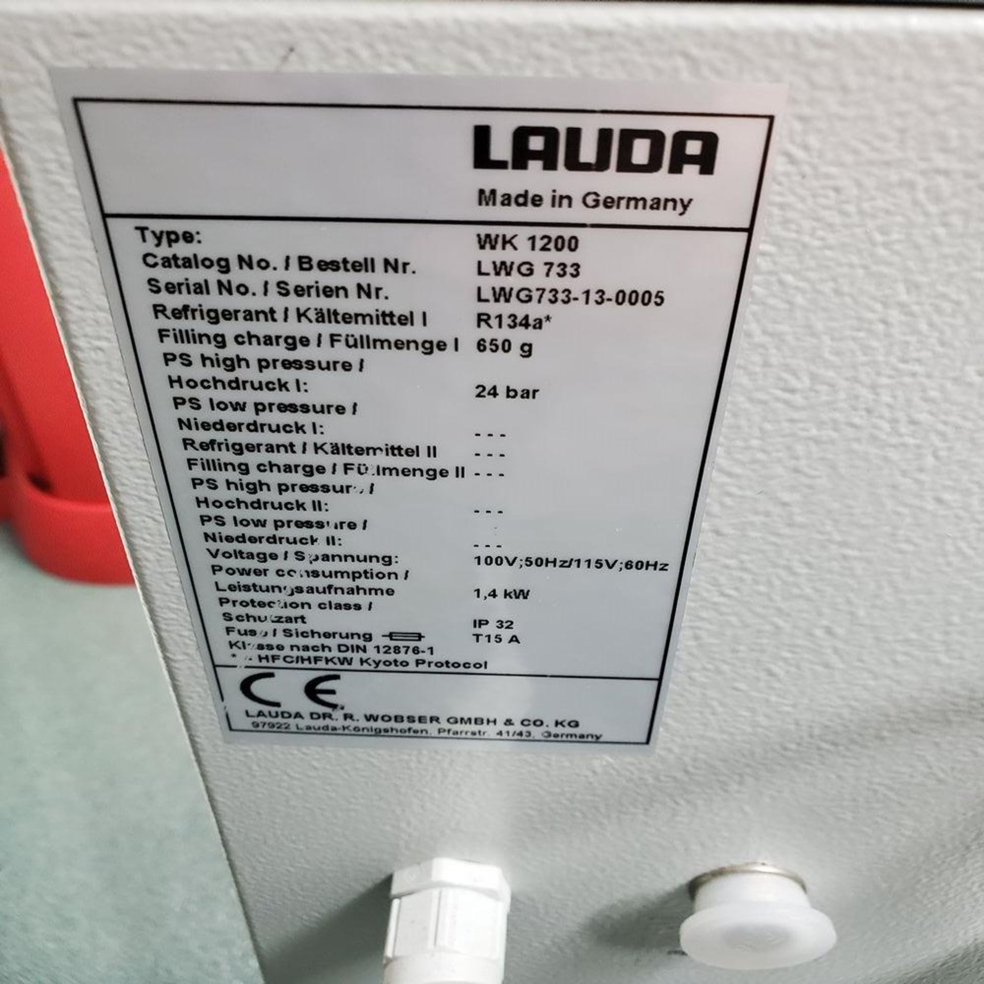 Lauda WK1200 Recirculating Chiller - Image 3 of 3