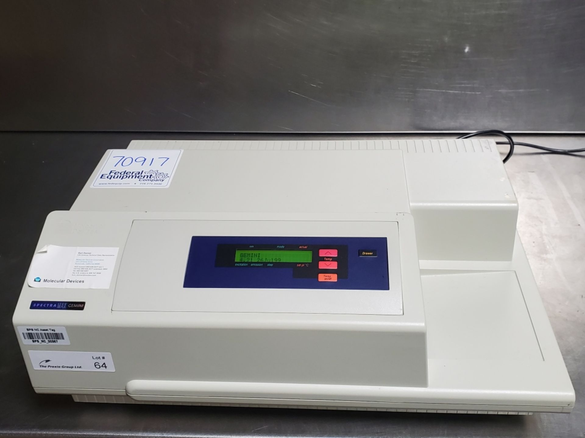 Molecular Devices Microplate Spectrophotometer