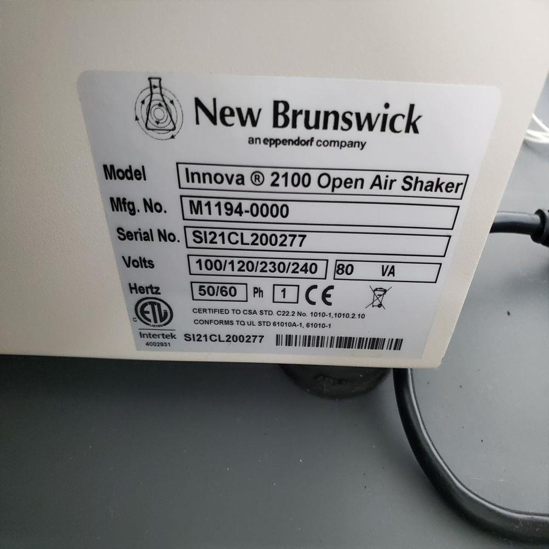 New Brunswick Innova 2100 Orbital Shaker - Bild 3 aus 3
