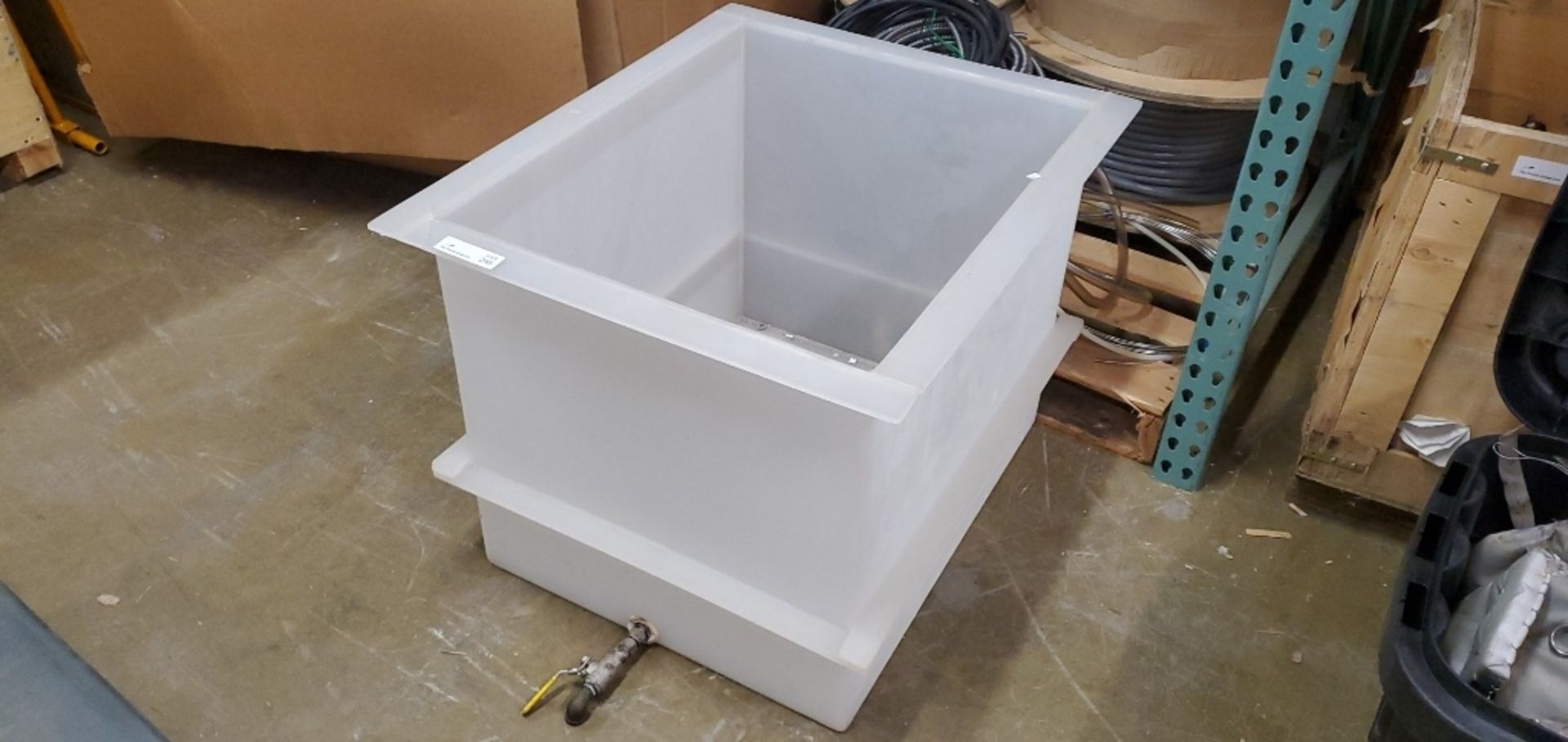 Polypropylene Tank with Lower Drain