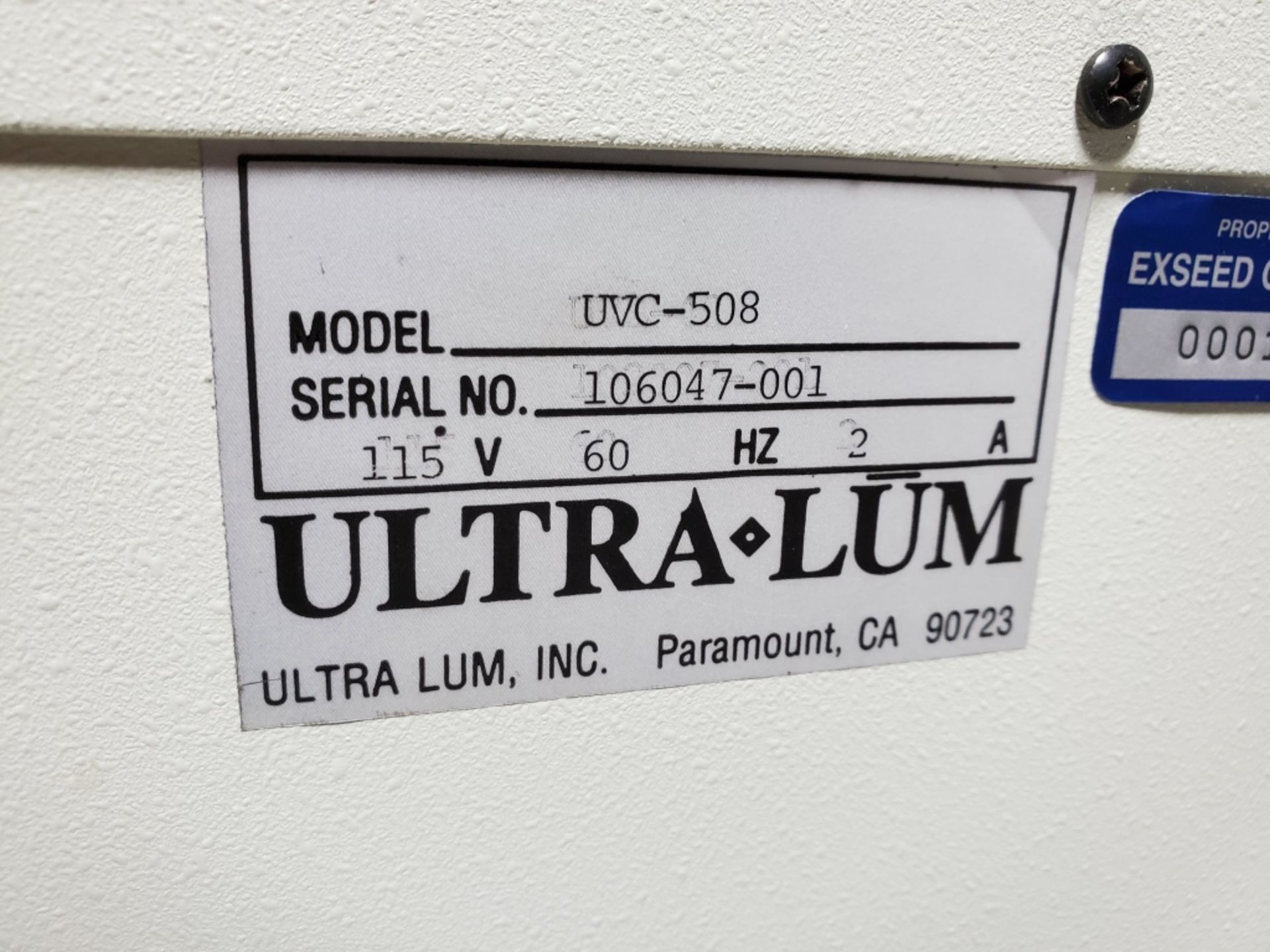 Ultra-Lum Model UVC-508 Ultraviolet Crosslinker - Image 6 of 6