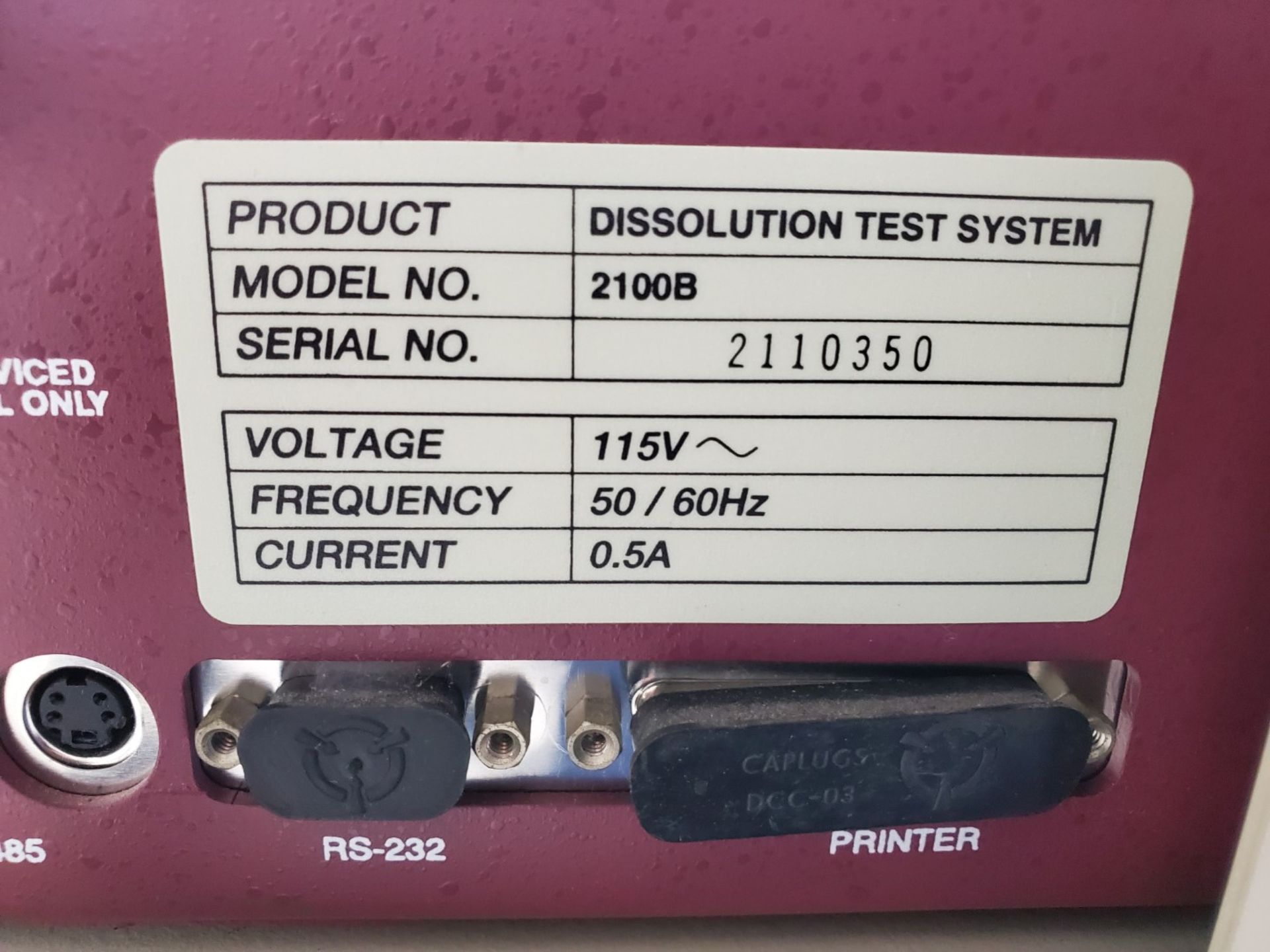 Distek Dissolution System, Model 2100B, with pump - Image 2 of 10