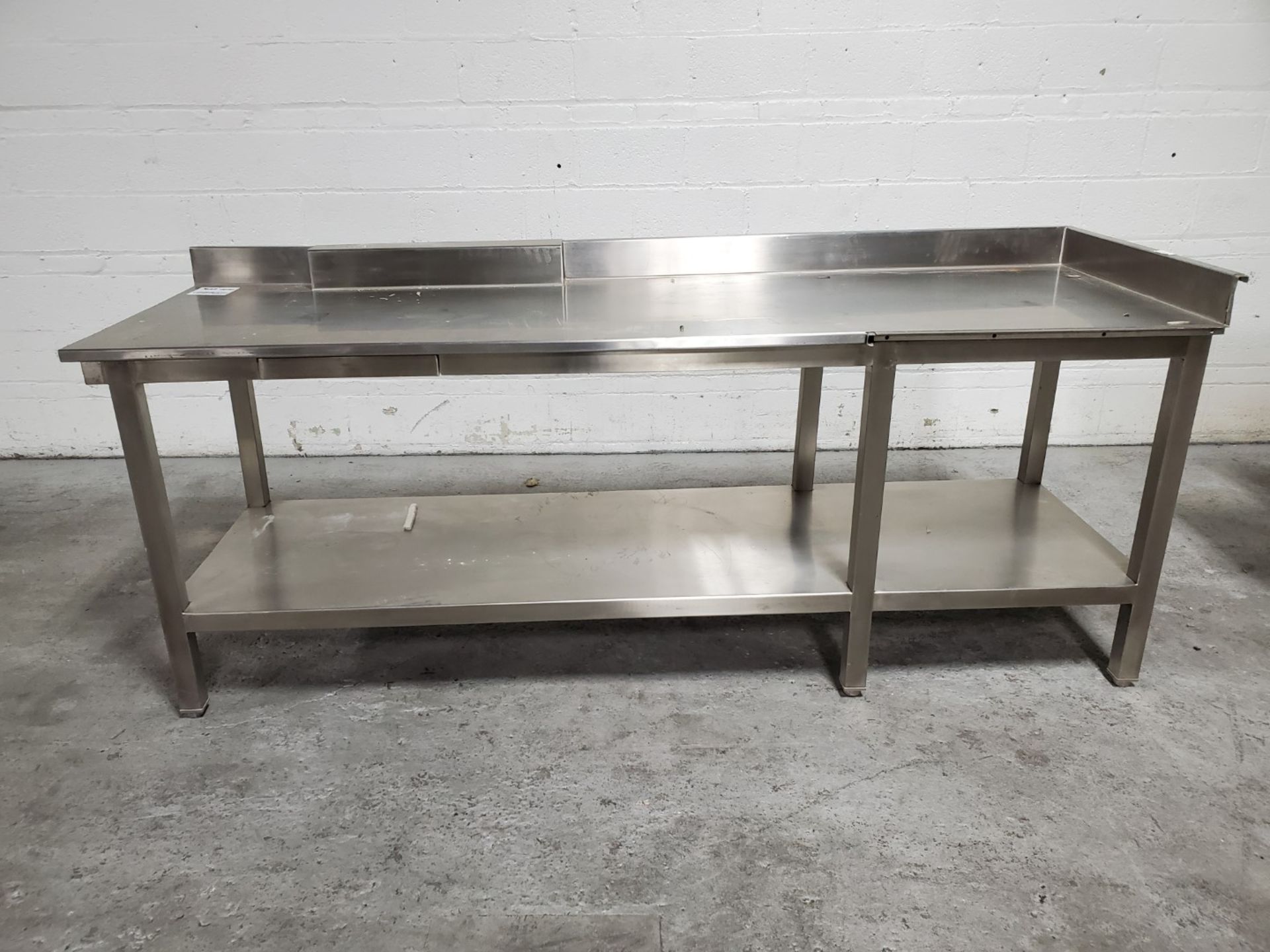 93" x 30" Stainless Steel Table