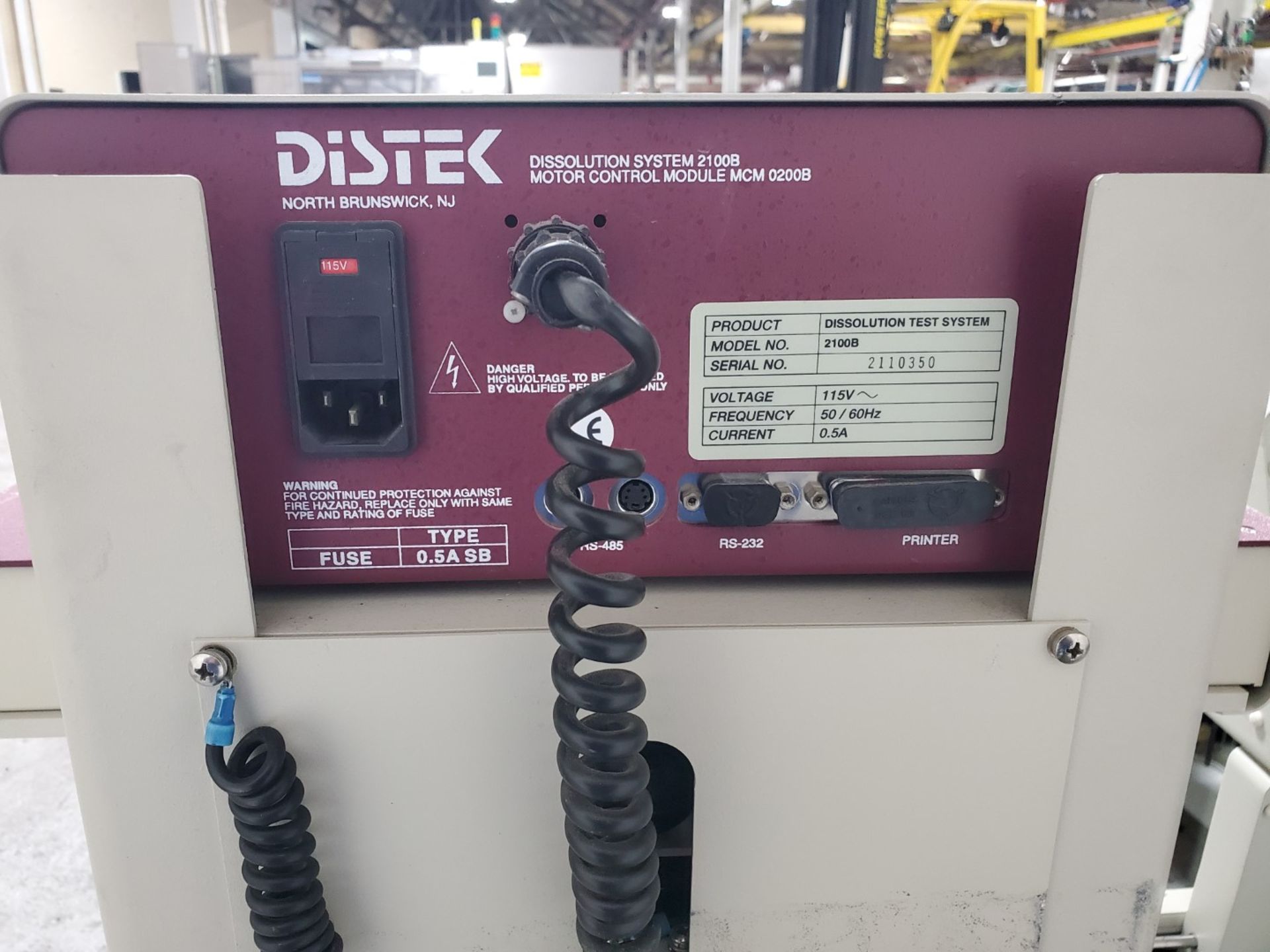 Distek Dissolution System, Model 2100B, with pump - Image 4 of 10