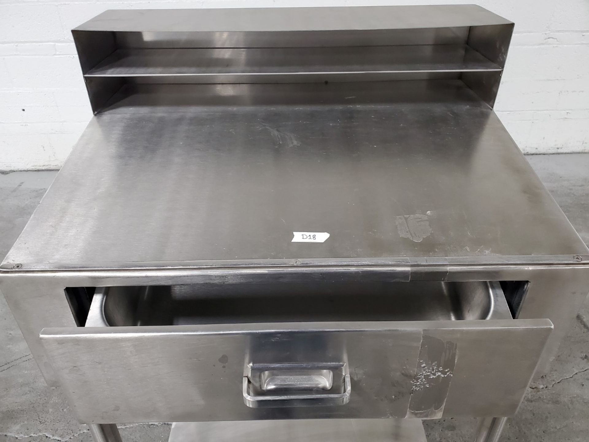 Portable Stainless Steel Standing Workstation - Image 2 of 3