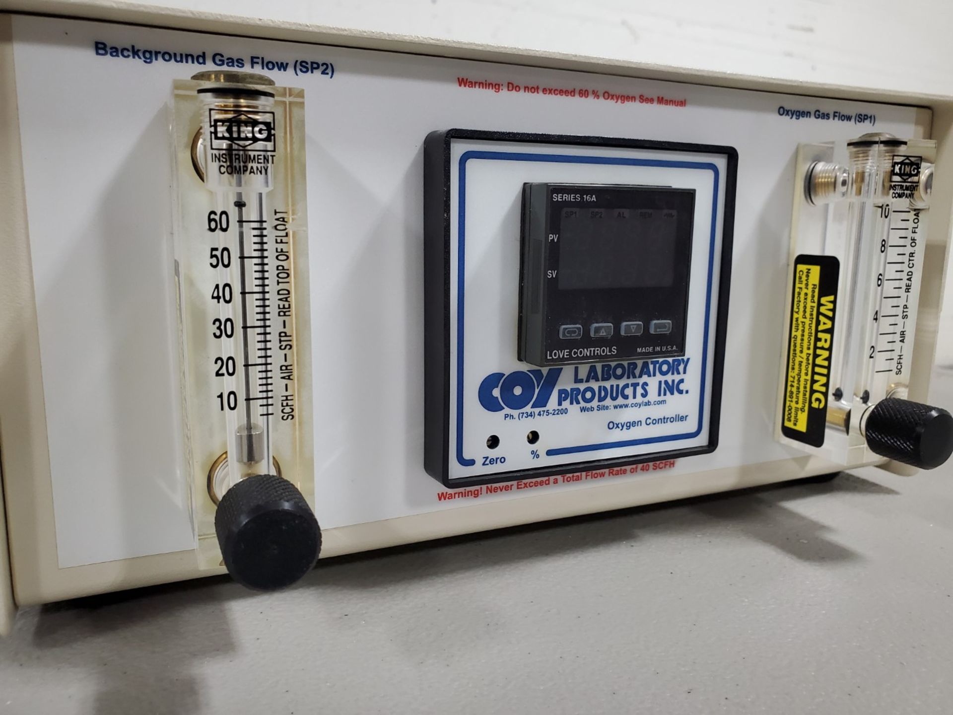 Coy Lab O2 Flow Controller - Image 2 of 3