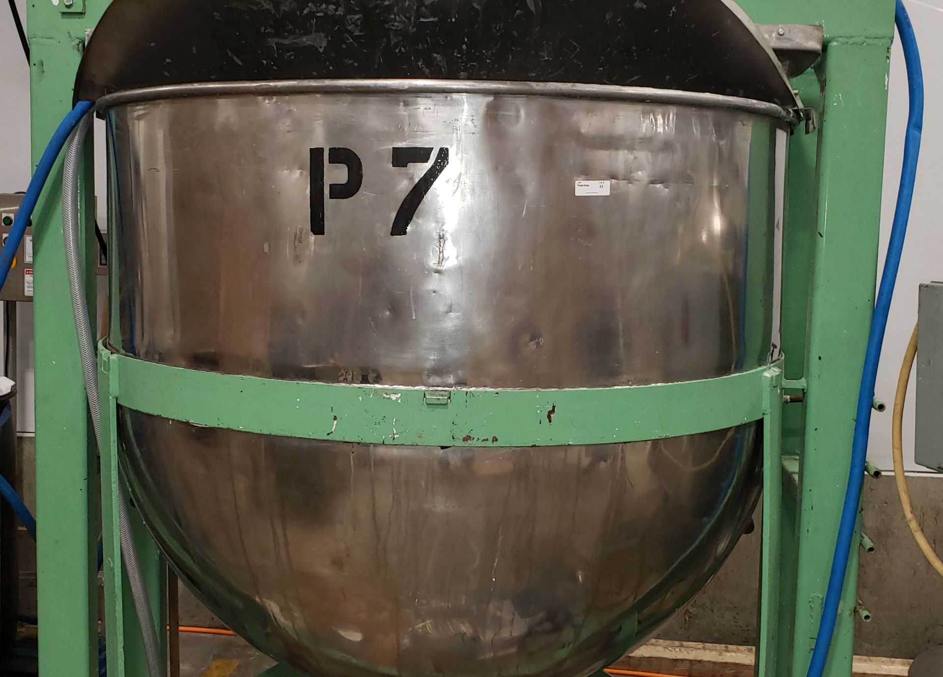 Stainless Steel Jacketed Kettle Approx 500 - Image 9 of 12