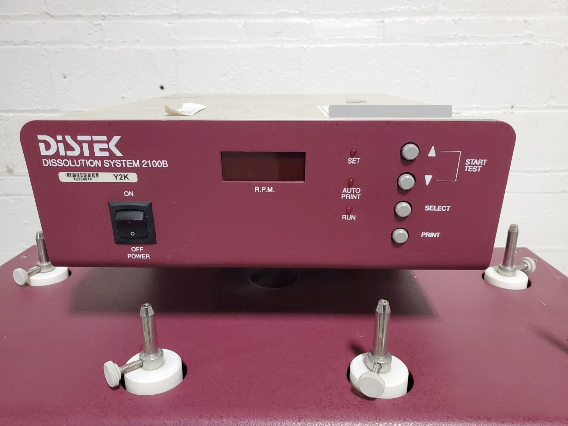 Distek Dissolution System, Model 2100B, with pump - Image 5 of 10