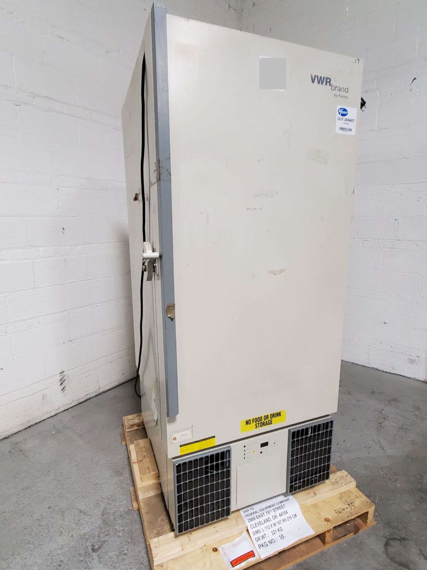 VWR Ultra Low Temperature Freezer, Model 5467