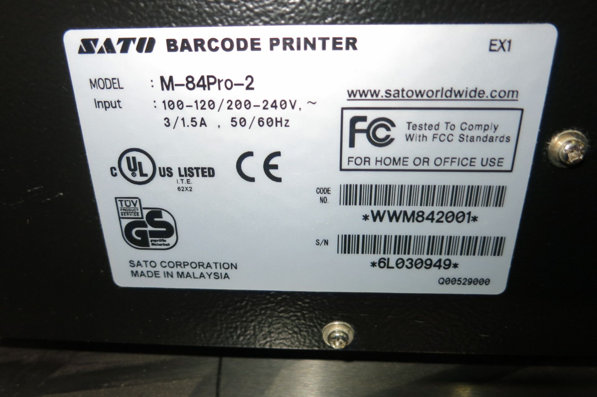 Bar Code Printer - Image 2 of 2