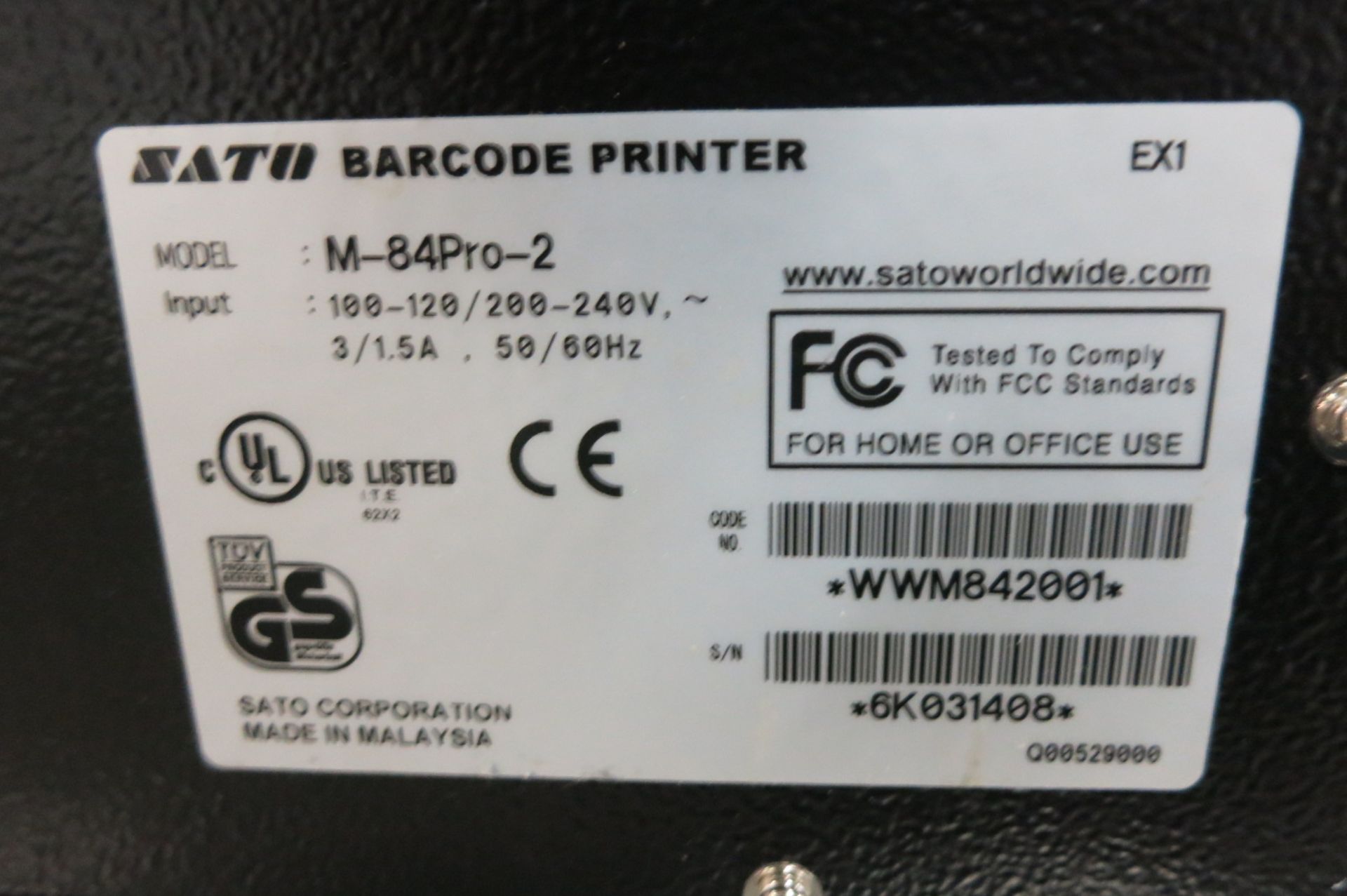 Bar Code Printer - Image 2 of 2