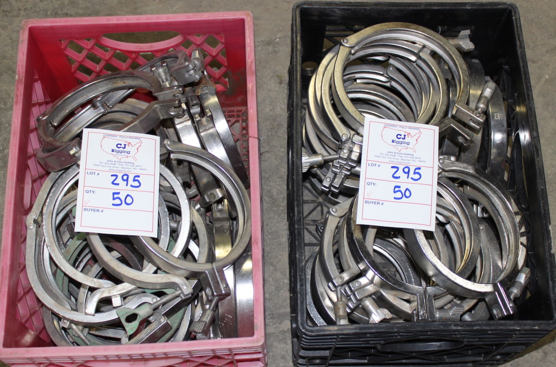 Heavy Duty Stainless steel Tri Clamps