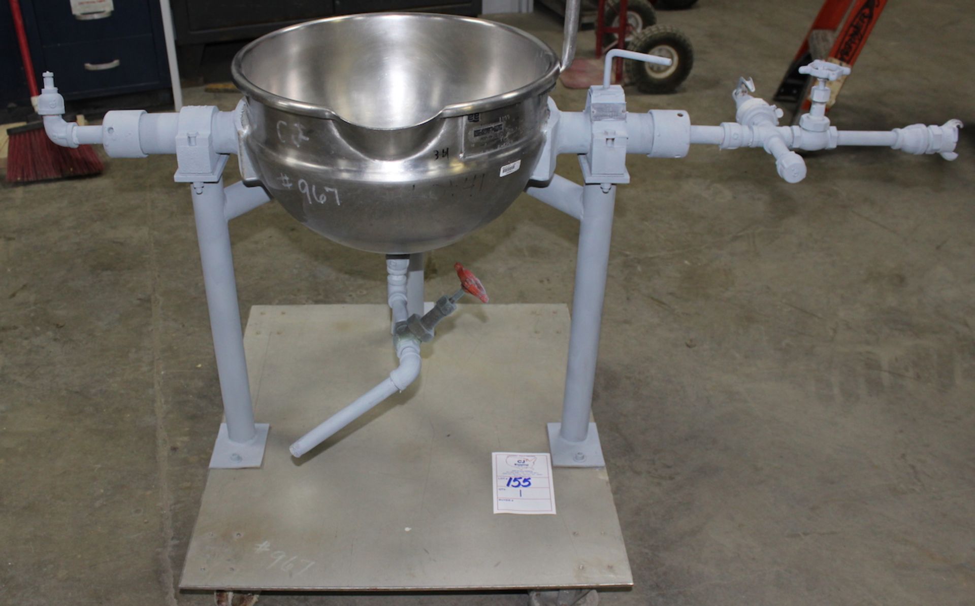 Lee Jacketed Stainless Steel Tilt Kettle