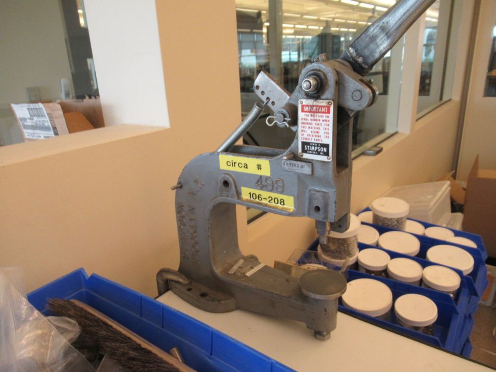 Work Table with Hole Punch - Image 4 of 4