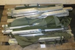 5x Fold Up Alumiuium Camp Beds (as spares)