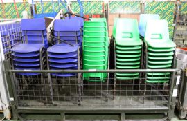 86x Children's Canteen Chairs.