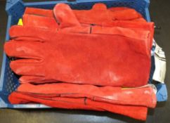 5x pairs Marksman Leather Welders' Gloves / Gauntlets.