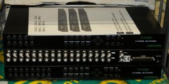 1x Computronic TP10MD 10 Channel Multiplexer, 2x Computronic TP16MD 16 Channel Multiplexer