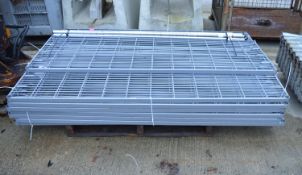 2x Metal Storage Racks L1800 x W600 x H1700mm.