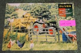 Oliver Tin Sign 400 x 300mm.