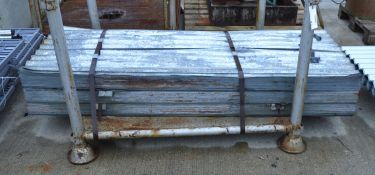 Corrugated Steel Sheets 6ft x 24" 2064Kg Total Weight.