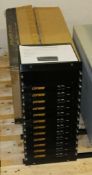 19" Fibre Rack Mounting Cabinet - 230V - 15-RC19F