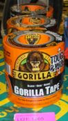 6x Gorilla Tape - Tough & Wide - 2.88inch x 30yrd - 73mm x 27M