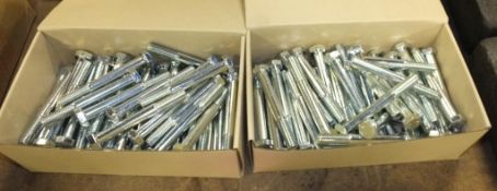 2 Boxes of Metal Mate M12x100 HIgh Tensile Hexagon Bolts - 50 per approx