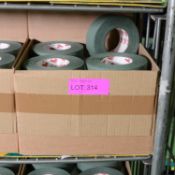 2x Boxes of Olive Green Cloth Adhesive Tape - 16 Rolls per box.