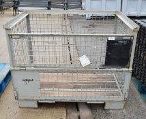 Steel Cage L1200 x W800 x H800mm.