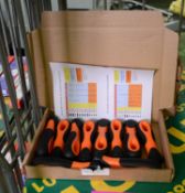 5x Boxes of Bahco Ergo Plastic File Handle 260x190x40mm - 10 Per Box.