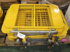 9x Gate Guards for Scaffolding Yellow