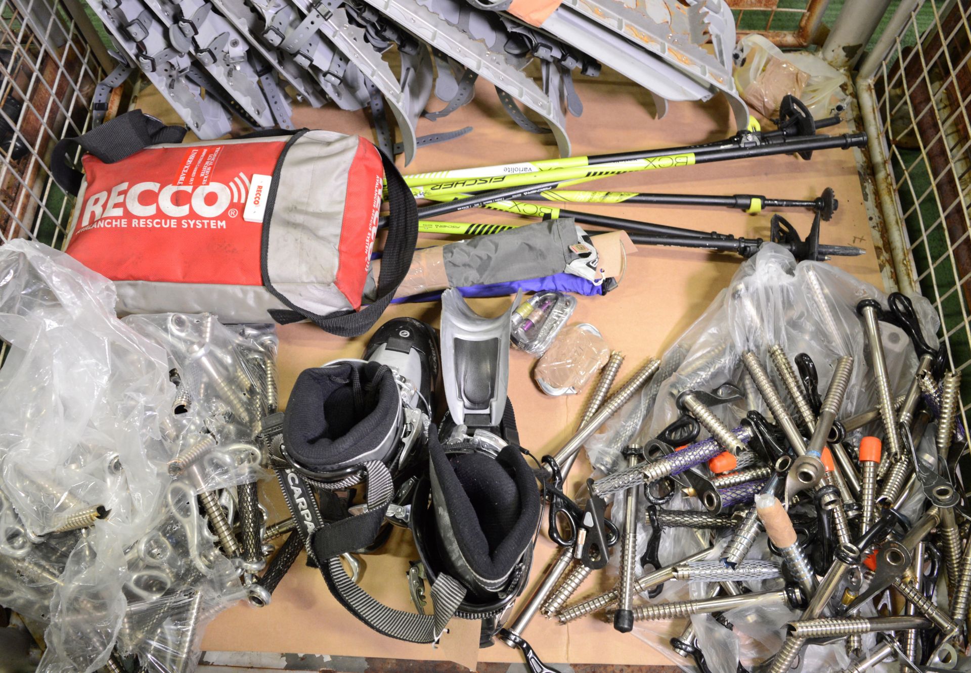 Ski Equipment - Ski Boots, Poles, Snow Shoes, Ice Screws. - Image 2 of 4