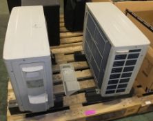 2x Daikin Inverter Air Conditioner Heat Pump Outdoor Units.