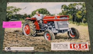 Massey-Ferguson 165 Tractor Tin Sign 400 x 300mm.