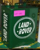 Rectangular Land Rover Oil Can.