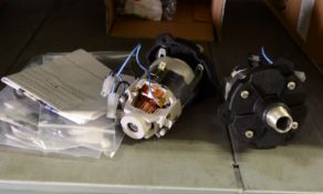 2x Manitowoc Replacement Blender Motors & RF Filters