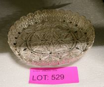 Sliver Plated Fretwork Bowl.