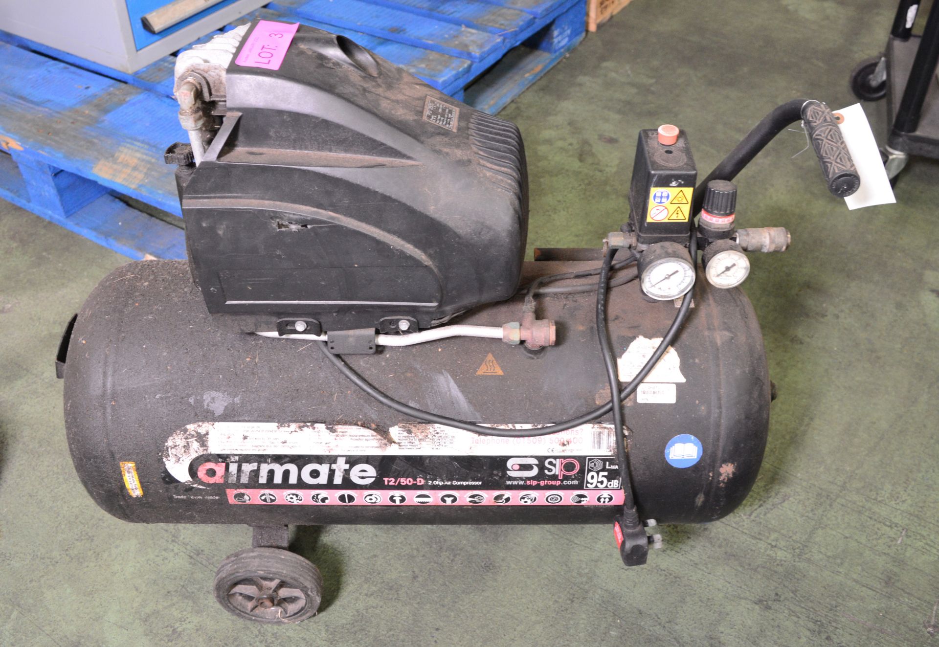 Airmate T2/50D 2HP Compressor.