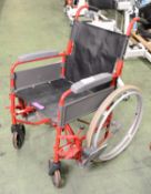 Folding Wheelchair.