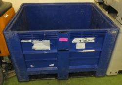 Plastic Storage Container L1210 x W1000 x H800mm - No Lid