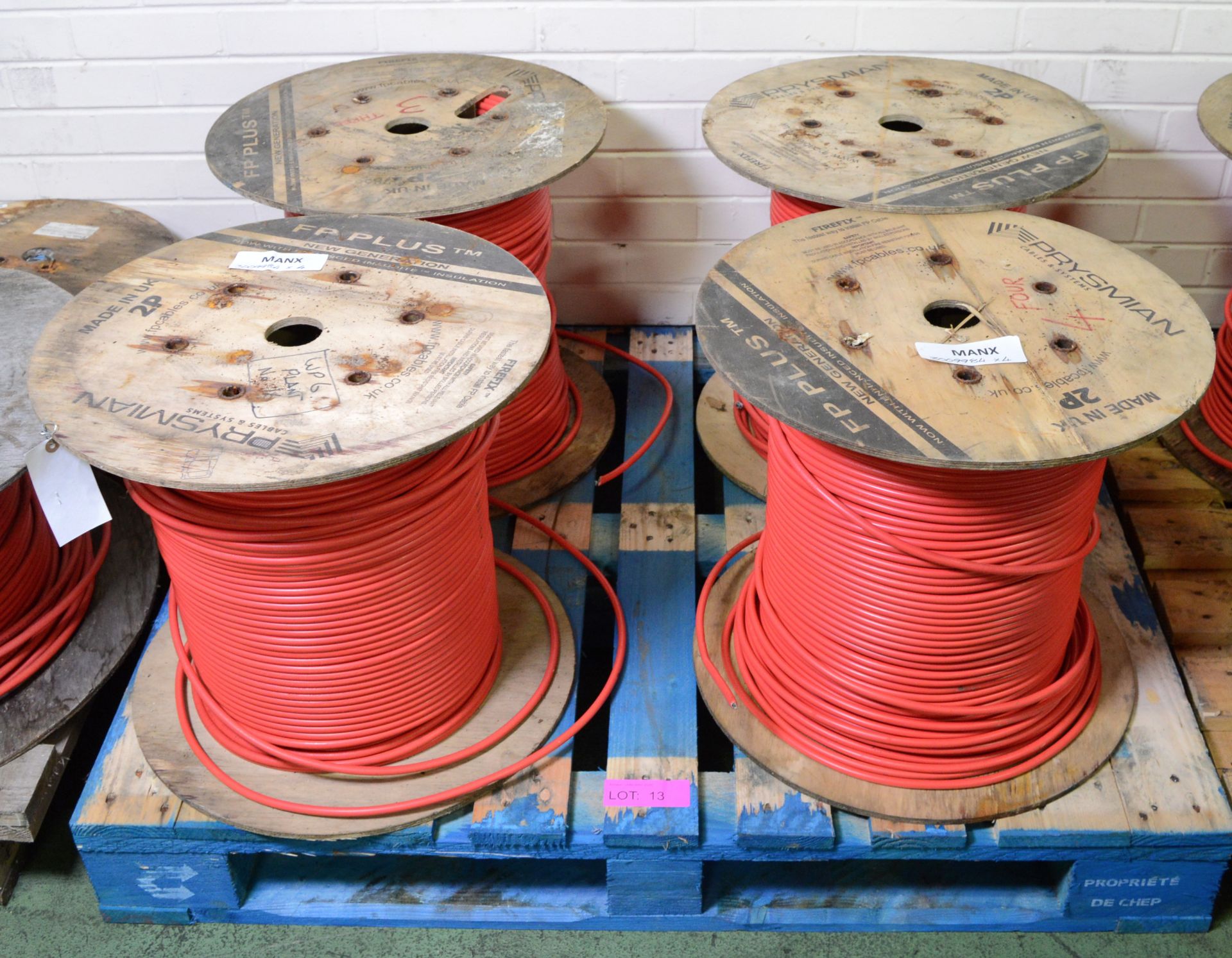 4x Part Reels 19754 2 Core Fire Tough Cable.