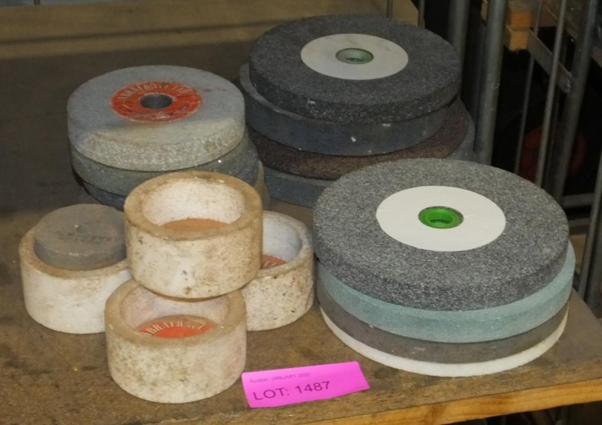 13x Various Sized Grinding Wheels