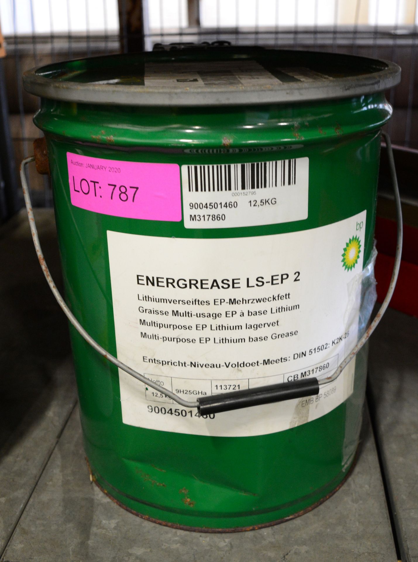 12.5kg Energrease LS-EP 2 Multi Purpose Lithium Based Grease.