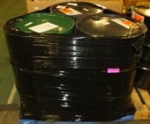 3x 45 Gallon Drums Of Fuel Kerosene, Gas Oil, Insulation Oil - COLLECTION ONLY