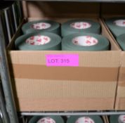 2x Boxes of Olive Green Cloth Adhesive Tape - 16 Rolls per box.