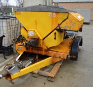 Grit / Salt Spreading Trailer - Body only, no wheels or axles.
